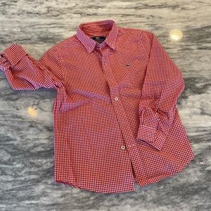 Vineyard Vines boys youth long sleeve button down dress shirt.